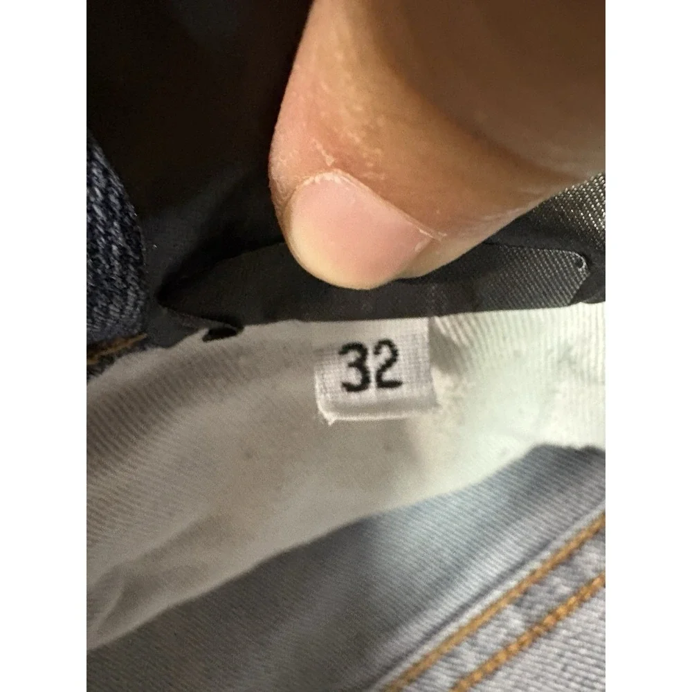 Volcom Solver Modern Straight Jean Men 32 Blue Denim Skater Y2K